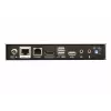 ATEN USB DisplayPort HDBaseT2.0 KVM Extender, Transmitter & receiver, Wired, 150 m, Cat5e, Cat6, Cat6a, 4096 x 2160 pixels, Czarny