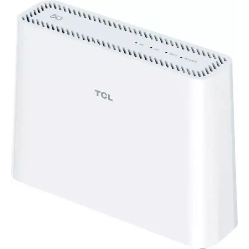 Router sieci komórkowej JetWorld TCL LINKHUB HH515L — dwuzakresowe Wi‑Fi 2.4/5 GHz, 3000 Mbps, Gigabit Ethernet, 4G/5G (Sub6), Micro-USB, biały