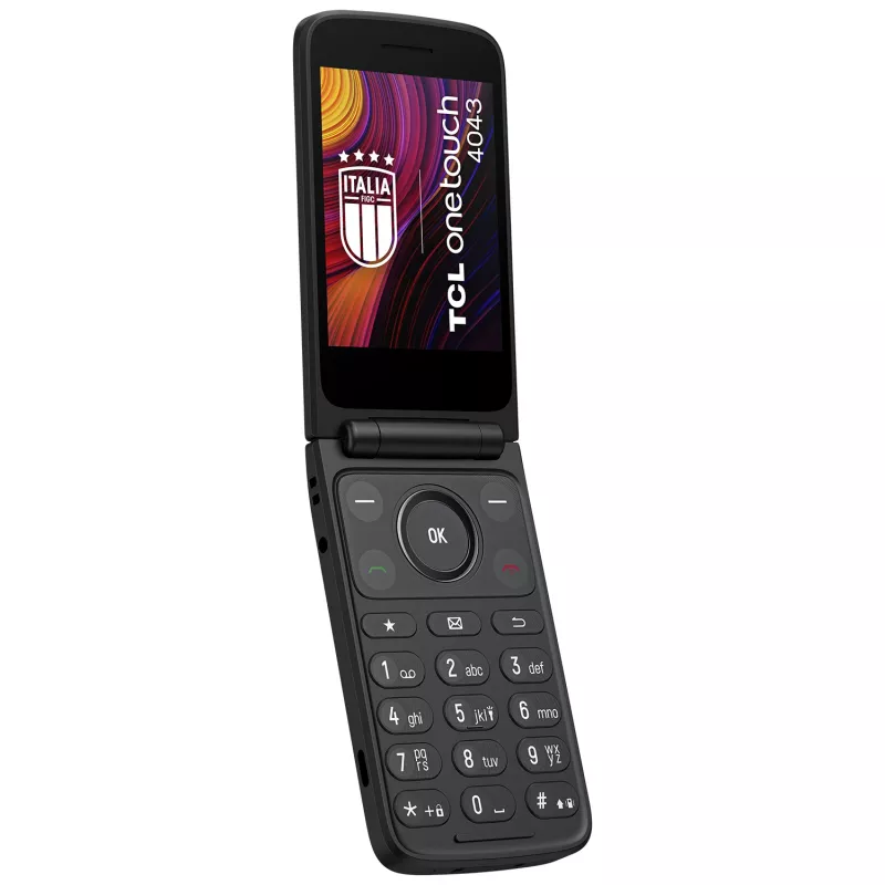 TCL OneTouch 4043 8,13 cm (3,2 inch) 130,6 g Szary Telefon z klapką