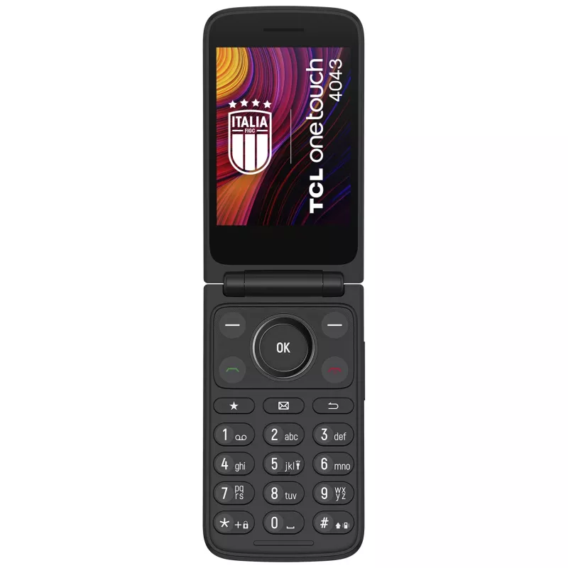 TCL OneTouch 4043 8,13 cm (3,2 inch) 130,6 g Szary Telefon z klapką