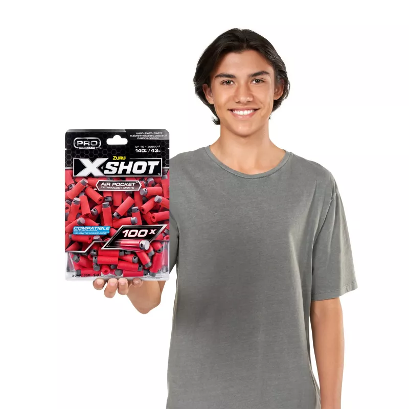 XSHOT Pro Series Half-Length Darts Refill zestaw (100 Darts) ZURU