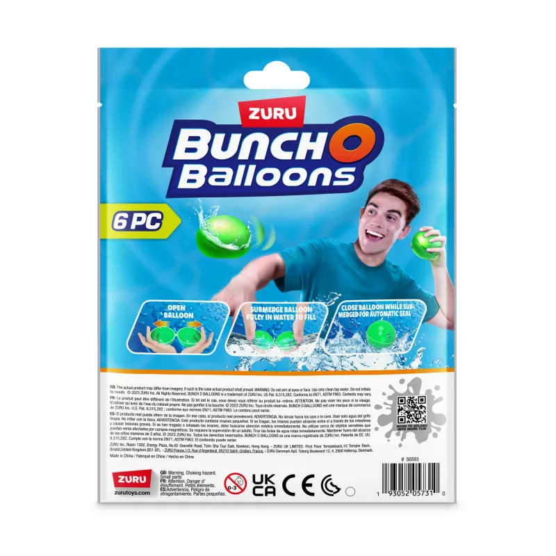 Bunch O Balloons Wielokrotnego użytku balony wodne 6 szt. ZURU