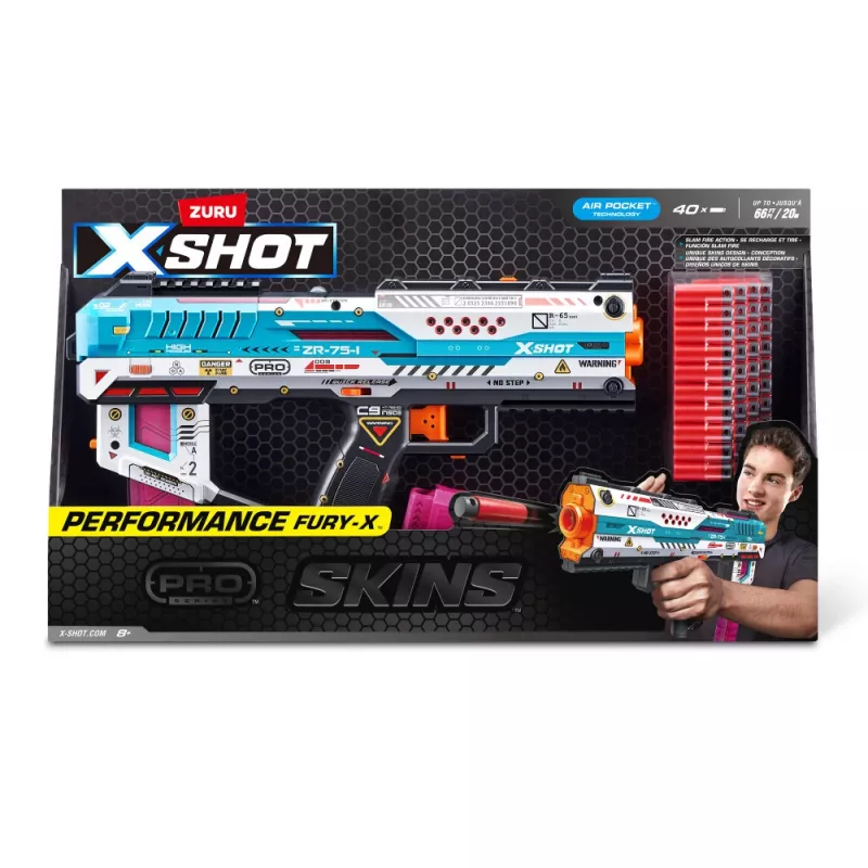 Pistolet zabawkowy Zuru XSHOT 36772 — wielokolorowy plastik, 400 g, wiek 14+