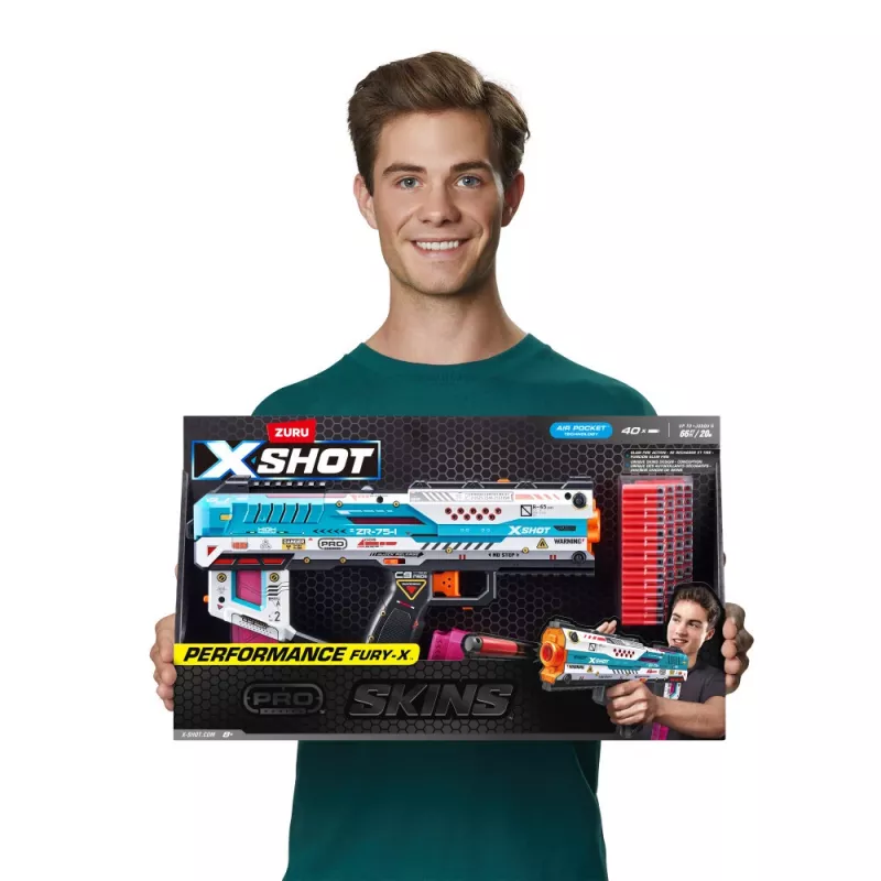 Pistolet zabawkowy Zuru XSHOT 36772 — wielokolorowy plastik, 400 g, wiek 14+