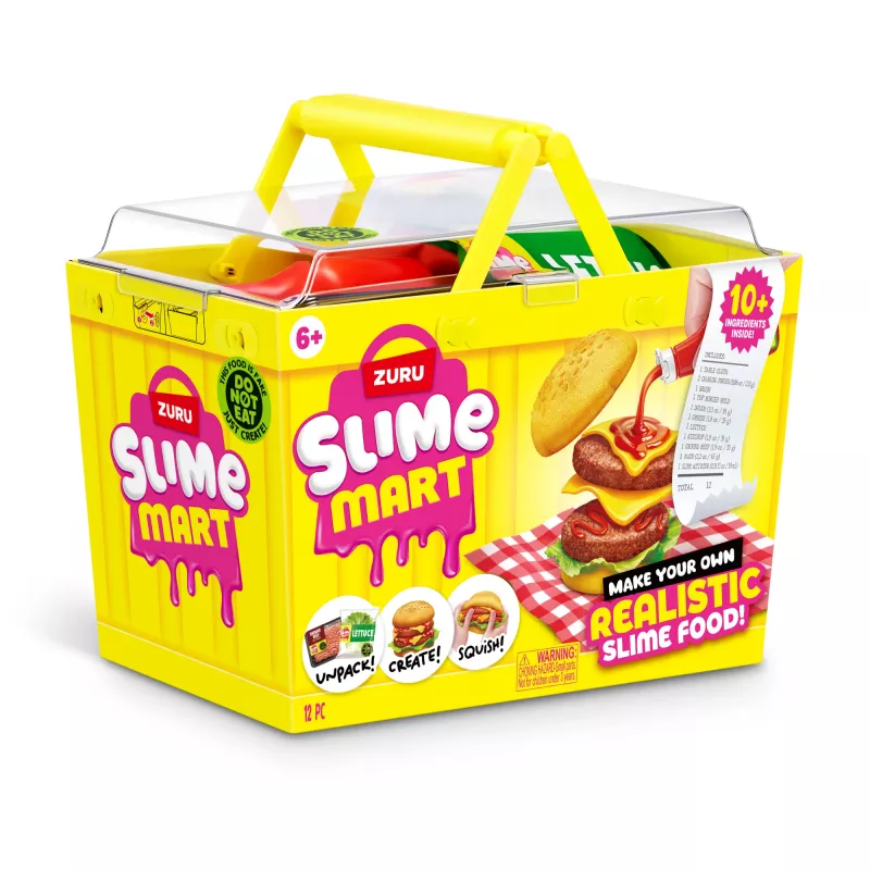 ZURU Slime Mart Mały koszyk, Zabawkowe jedzenie, 6 lat, Wielokolorowy