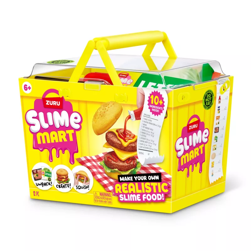ZURU Slime Mart Mały koszyk, Zabawkowe jedzenie, 6 lat, Wielokolorowy