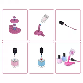 MAX Build more Premium Beauty Building Bricks Collection, Klocki, 8 lat, Plastik, 169 szt., 197 g