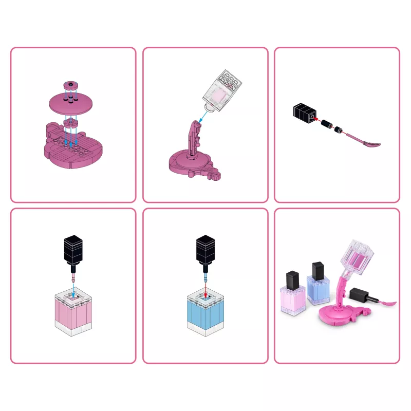 MAX Build more Premium Beauty Building Bricks Collection, Klocki, 8 lat, Plastik, 169 szt., 197 g