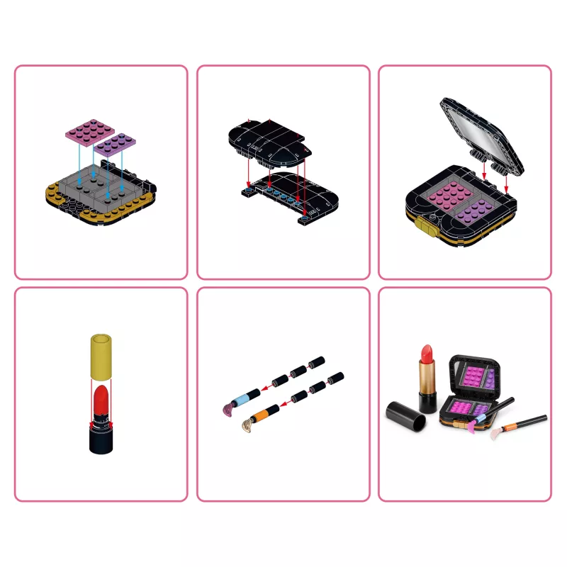 MAX Build more Premium Beauty Building Bricks Collection, Klocki, 8 lat, Plastik, 169 szt., 197 g