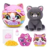 Zabawkowy kot Zuru Pets Alive Smitten Kittens Series 2 — interaktywna pluszowa zabawka wydająca dźwięki, dla dzieci od 3 lat, baterie AAA