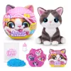 Zabawkowy kot Zuru Pets Alive Smitten Kittens Series 2 — interaktywna pluszowa zabawka wydająca dźwięki, dla dzieci od 3 lat, baterie AAA
