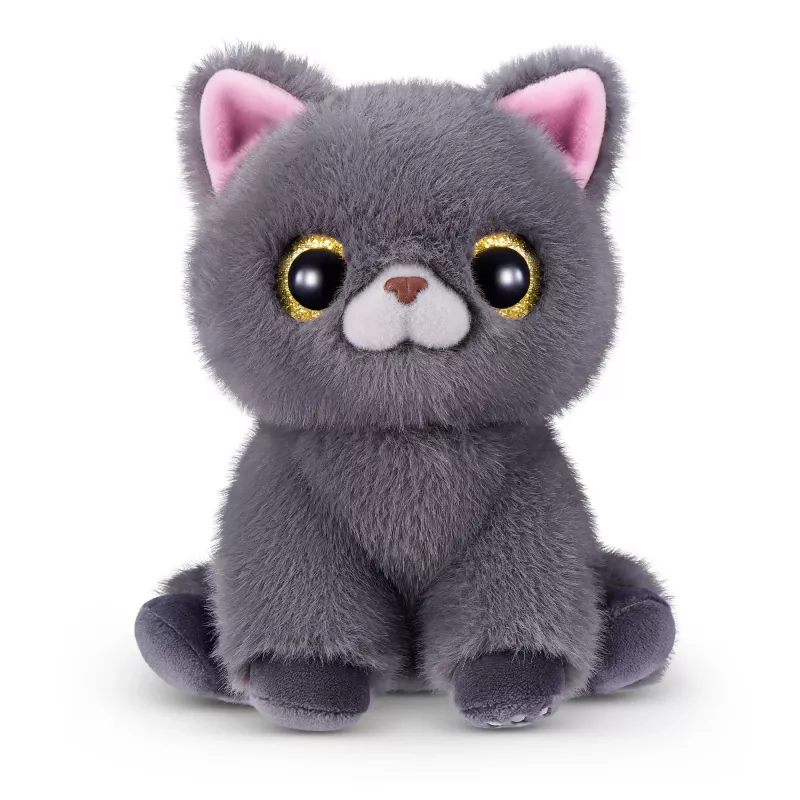 Zabawkowy kot Zuru Pets Alive Smitten Kittens Series 2 — interaktywna pluszowa zabawka wydająca dźwięki, dla dzieci od 3 lat, baterie AAA