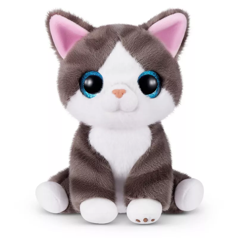 Zabawkowy kot Zuru Pets Alive Smitten Kittens Series 2 — interaktywna pluszowa zabawka wydająca dźwięki, dla dzieci od 3 lat, baterie AAA