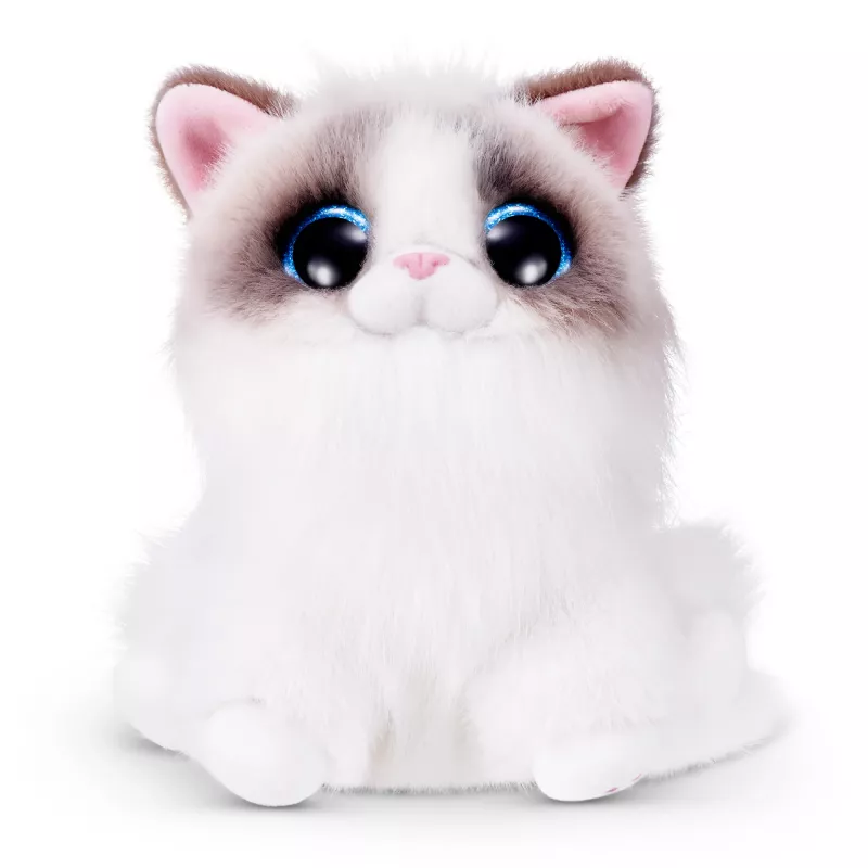 Zabawkowy kot Zuru Pets Alive Smitten Kittens Series 2 — interaktywna pluszowa zabawka wydająca dźwięki, dla dzieci od 3 lat, baterie AAA
