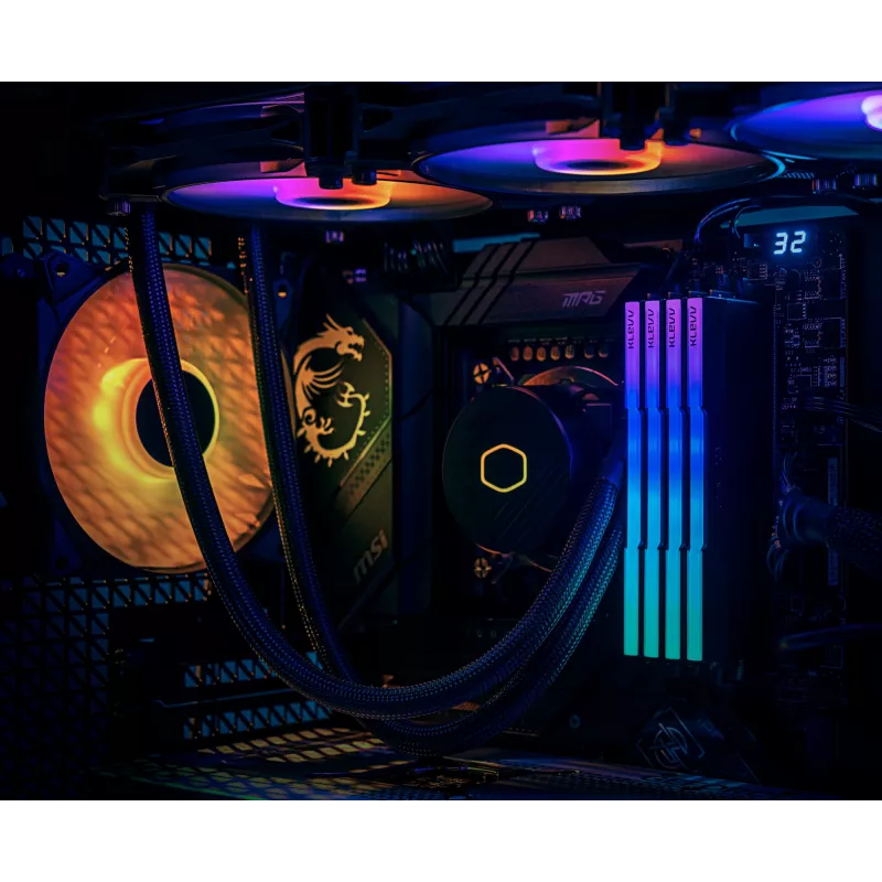 Klevv 64GB (2 x 32GB) 6000MHz CL30 DDR5 MODUŁ RAM DO GIER CRAS V RGB