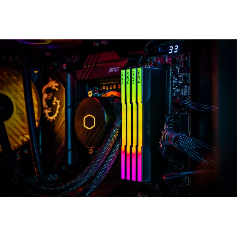 Klevv 64GB (2 x 32GB) 6000MHz CL30 DDR5 MODUŁ RAM DO GIER CRAS V RGB
