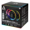 ARCTIC BioniX P120 A-RGB 120 mm wentylator obudowy, 3-pak, czarny