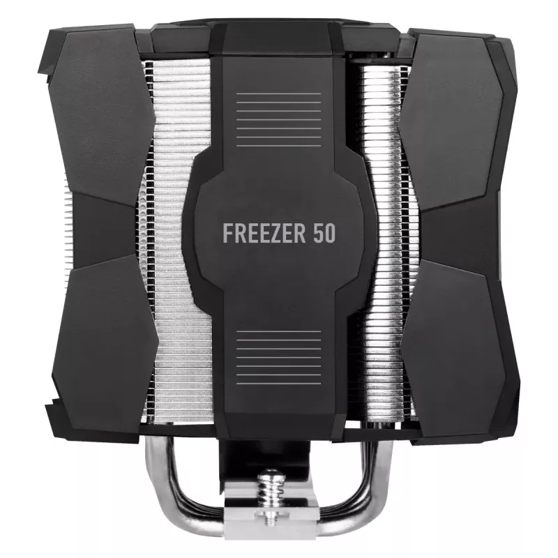 ARCTIC Freezer 50 z kontrolerem A-RGB - Kompatybilna z wieloma platformami dwuwieżowa chłodnica CPU z A-RGB