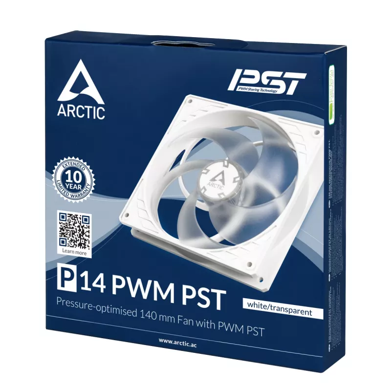 ARCTIC P14 PWM PST Wentylator 140 mm zoptymalizowany pod kątem ciśnienia statycznego z PWM PST