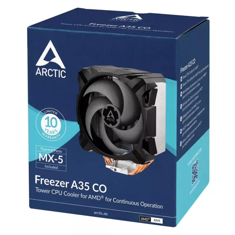 Chłodzenie ARCTIC Freezer A35 CO AMD Tower CPU Cooler 200-1800 RPM 0.3 sonu