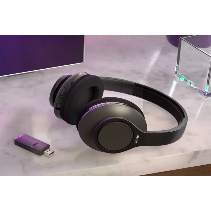 Słuchawki Philips 6000 Series TAH6206BK/00 Bezprzewodowe, Bluetooth, Muzyczne, 20–20000 Hz, 205 g, Czarny