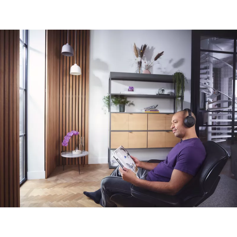 Słuchawki Philips 6000 Series TAH6206BK/00 Bezprzewodowe, Bluetooth, Muzyczne, 20–20000 Hz, 205 g, Czarny