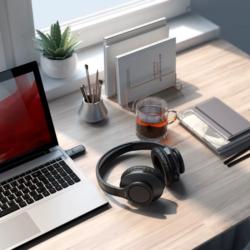 Słuchawki Philips 6000 Series TAH6206BK/00 Bezprzewodowe, Bluetooth, Muzyczne, 20–20000 Hz, 205 g, Czarny
