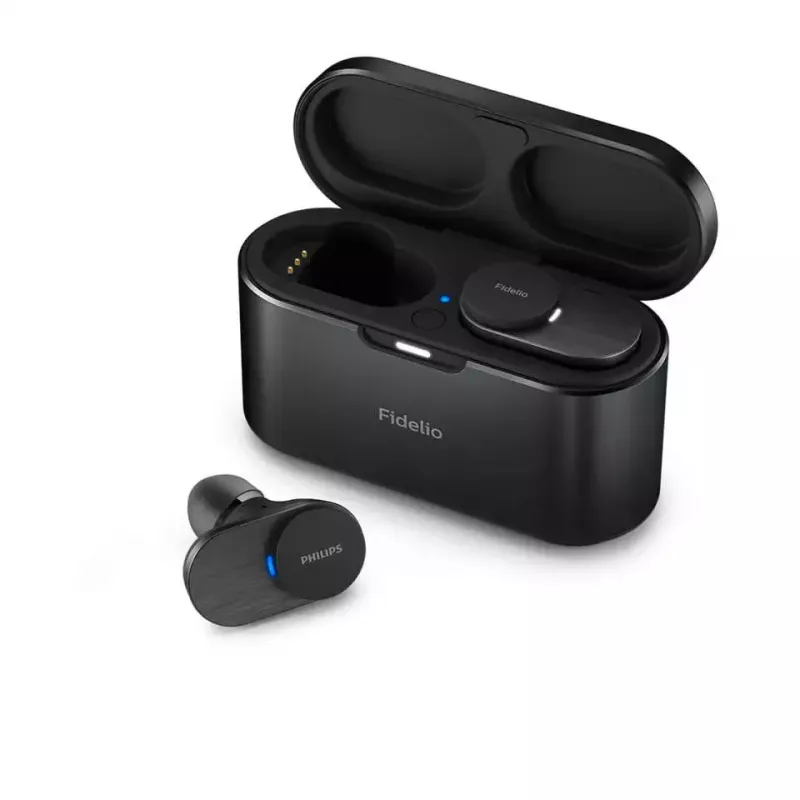 Philips T1BK/00 słuchawki/zestaw słuchawkowy True Wireless Stereo (TWS) Douszne Rozmowy/Muzyka USB Type-C Bluetooth Czarny