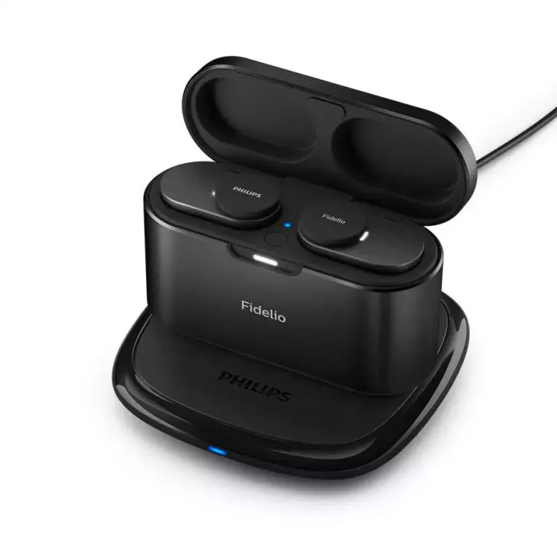 Philips T1BK/00 słuchawki/zestaw słuchawkowy True Wireless Stereo (TWS) Douszne Rozmowy/Muzyka USB Type-C Bluetooth Czarny