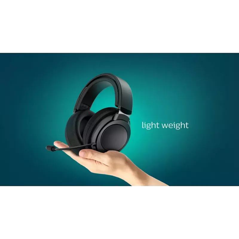 Słuchawki/zestaw słuchawkowy Philips serii 4000 TAGH401BL/00 Przewodowe Na głowę Gaming USB Typ-A Czarny