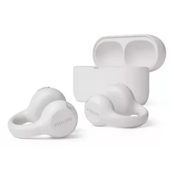 Philips 2000 series TAQ2000WT Zestaw słuchawkowy True Wireless Stereo (TWS) Zaczep na ucho, otwarte Rozmowy/Muzyka Bluetooth Biały