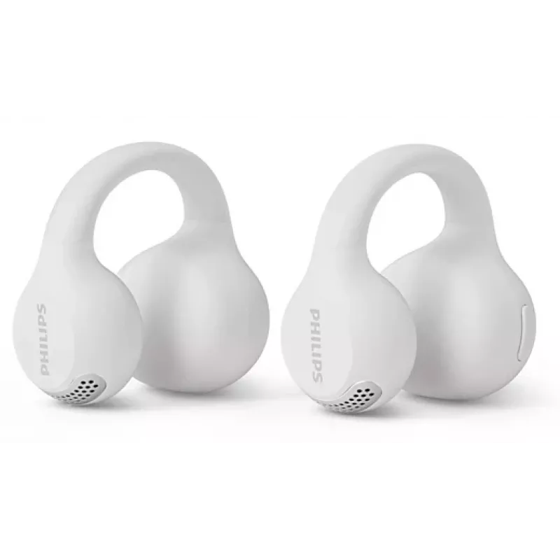 Philips 2000 series TAQ2000WT Zestaw słuchawkowy True Wireless Stereo (TWS) Zaczep na ucho, otwarte Rozmowy/Muzyka Bluetooth Biały
