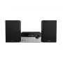 Mikrowieża Philips TAM4205M2/12 — 80 W RMS, głośniki 2-drożne, Bluetooth, FM, wyświetlacz LED, ładowanie tacowe płyt (Czarny/Srebrny)
