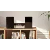 Mikrowieża Philips TAM4205M2/12 — 80 W RMS, głośniki 2-drożne, Bluetooth, FM, wyświetlacz LED, ładowanie tacowe płyt (Czarny/Srebrny)