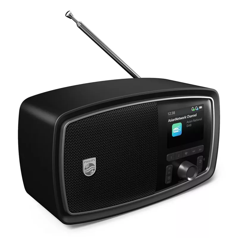 Philips TAV2000DB Przenośne radio analogowe i cyfrowe Czarny