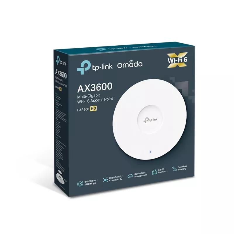 TP-Link Omada AX3600 bezprzewodowy dwupasmowy wielogigabitowy punkt dostępowy do montażu sufitowego