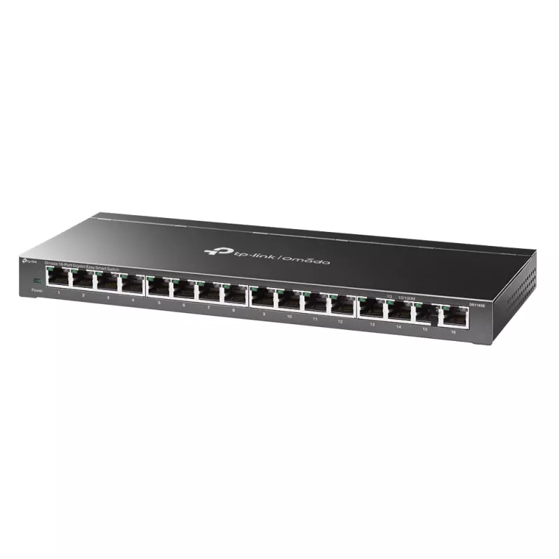 TP-Link Omada DS116GE przełącznik sieciowy Zarządzalny L2 Gigabit Ethernet (10/100/1000) Czarny
