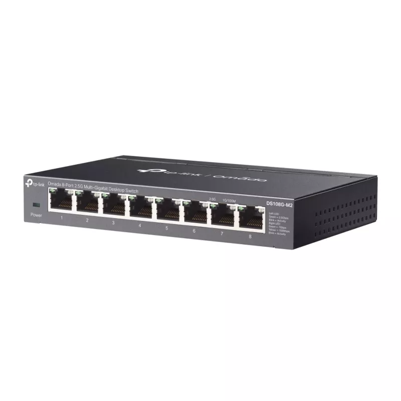 Przełącznik sieciowy TP-Link Omada DS108G-M2 niezarządzalny 2.5G Ethernet (100/1000/2500) czarny