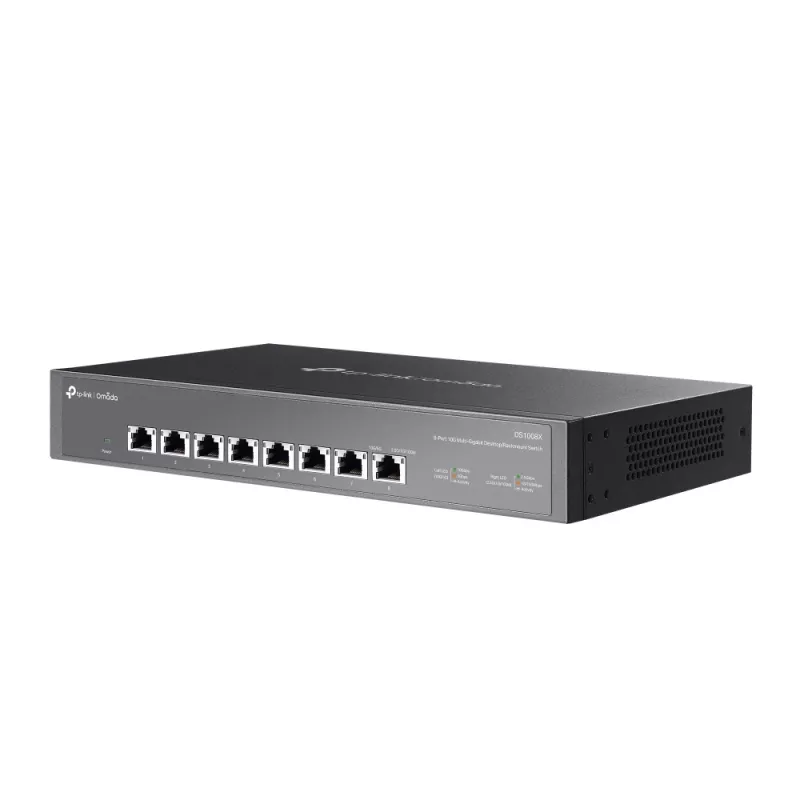 TP-Link Omada DS1008X przełącznik sieciowy Niezarządzalny 10G Ethernet (100/1000/10000) 1U Czarny