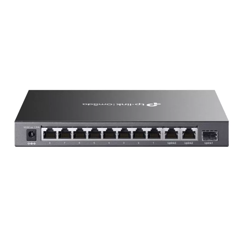 Przełącznik sieciowy TP-Link Omada DS111P Niezarządzalny Fast Ethernet (10/100) Power over Ethernet (PoE) Czarny