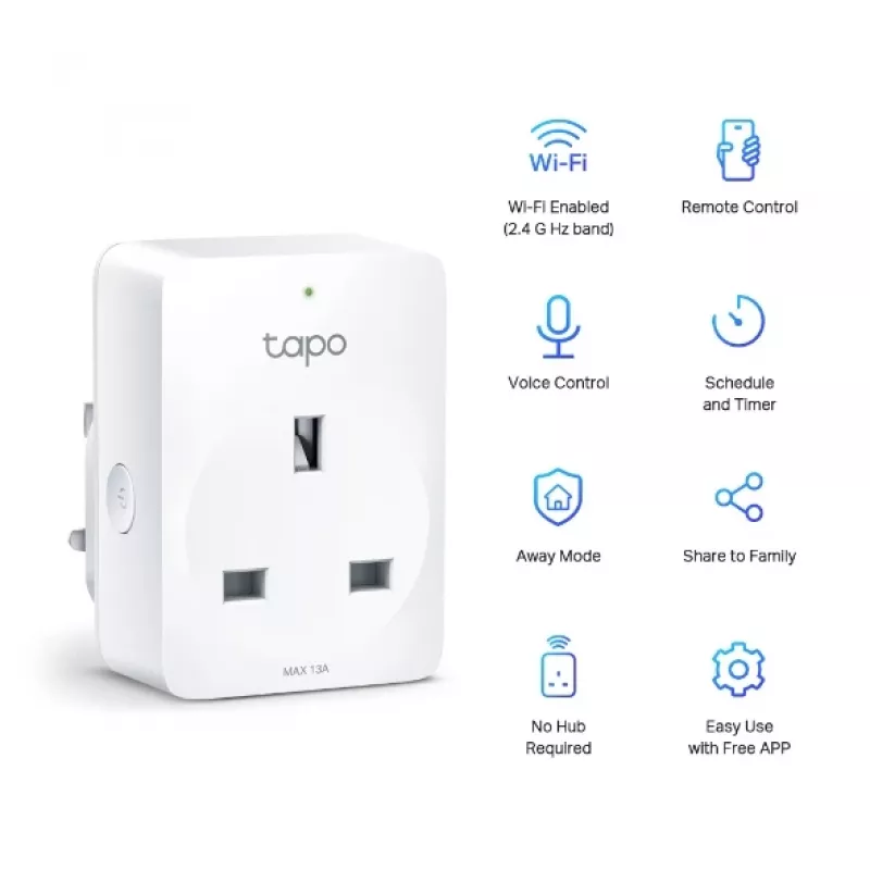 Smart Wi-Fi Socket TP-Link Tapo Mini P100