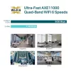 TP-Link Omada AXE11000 Czterozakresowy punkt dostępowy WiFi 6E do montażu sufitowego