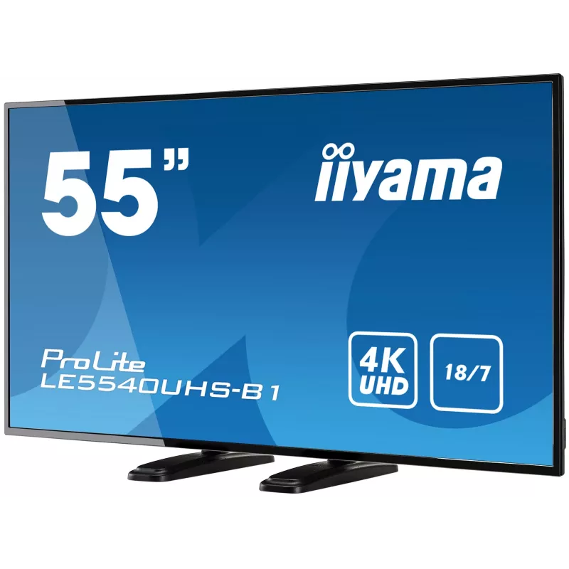 iiyama OSTX40X81 uchwyt / stojak do monitora 139,7 cm (55 cali) Biurkowy Czarny