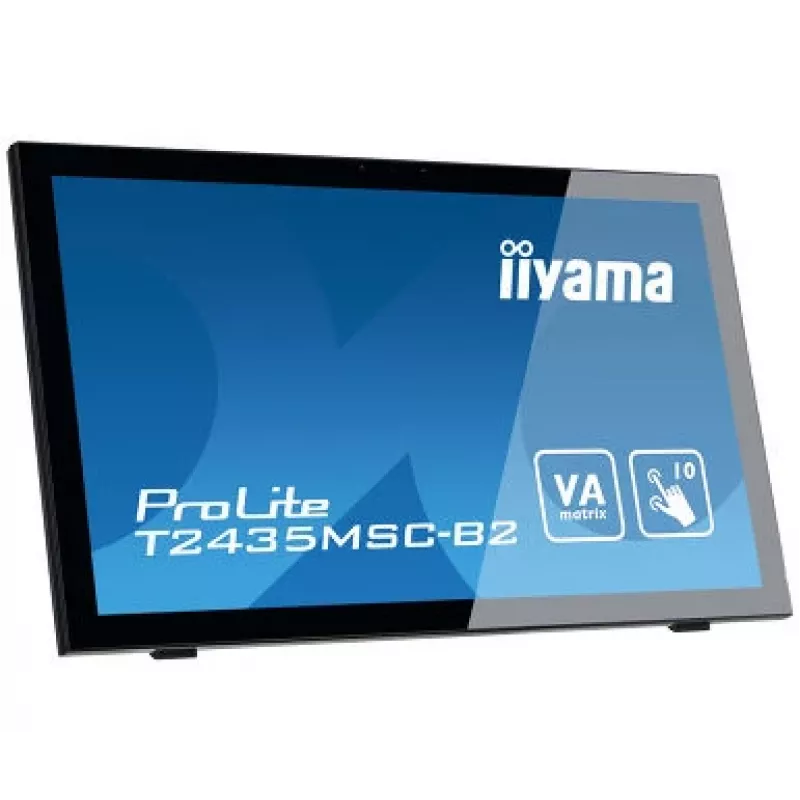 iiyama ProLite T2435MSC-B2 monitor komputerowy 59,9 cm (23,6 cala) 1920 x 1080 pikseli Full HD LED ekran dotykowy Czarny