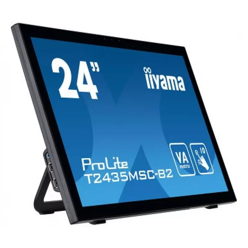iiyama ProLite T2435MSC-B2 monitor komputerowy 59,9 cm (23,6 cala) 1920 x 1080 pikseli Full HD LED ekran dotykowy Czarny