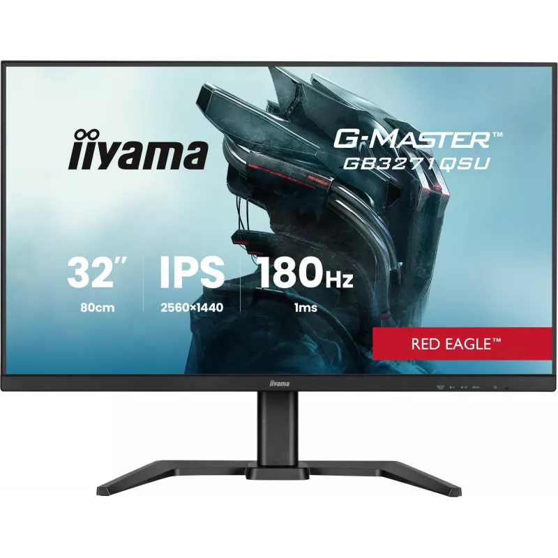 iiyama GB3271QSU-B2 monitor komputerowy 80 cm (31,5 cala) 2560 x 1440 pikseli Quad HD LED czarny