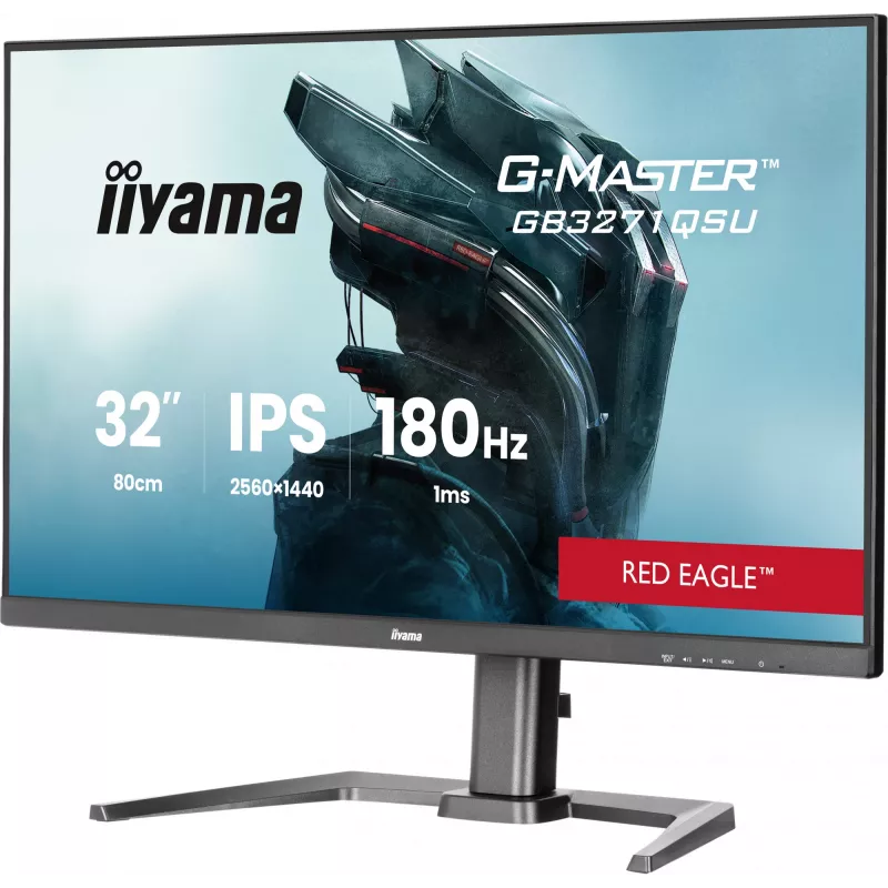 iiyama GB3271QSU-B2 monitor komputerowy 80 cm (31,5 cala) 2560 x 1440 pikseli Quad HD LED czarny