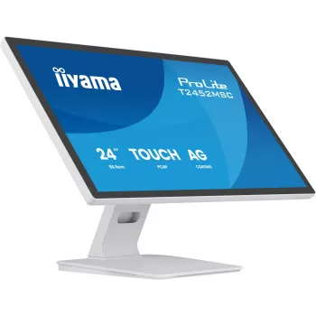 iiyama T2452MSC-W2AG monitor komputerowy 61 cm (24 cale) 1920 x 1080 pikseli Full HD LED ekran dotykowy Biały