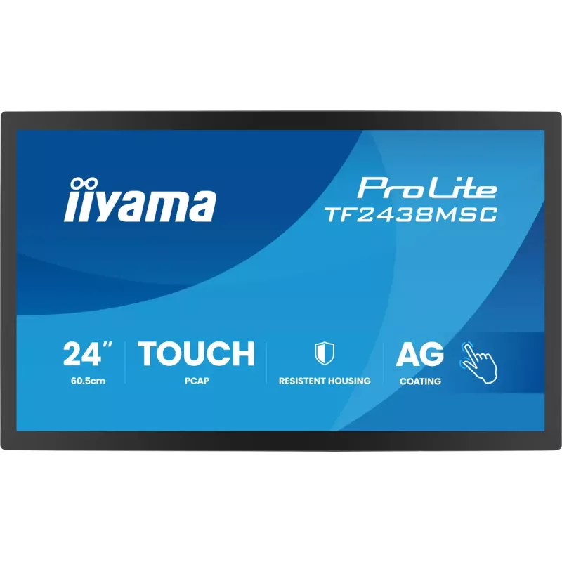 Monitor dotykowy IIYAMA TF2438MSC-B2 — 24-calowy interaktywny wyświetlacz, multi-touch