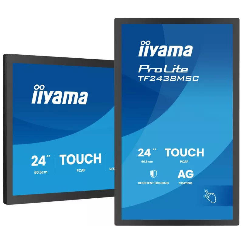 Monitor dotykowy IIYAMA TF2438MSC-B2 — 24-calowy interaktywny wyświetlacz, multi-touch